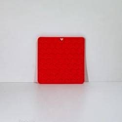 Tapis de léchage ~ Nid d'abeille Visuel